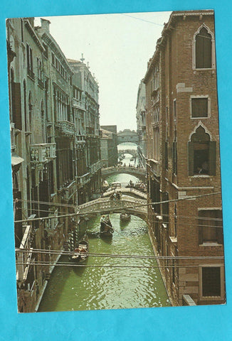 AK Venezia. Tipico rio veneziano.