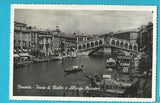 AK Venezia - Ponte di Rialto e Albergo Marconi.