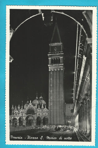 AK Venezia - Piazza S. Marco di notte.
