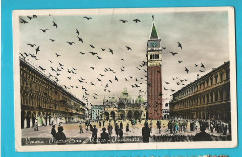 AK Venezia - Piazza San Marco - Piccionata.