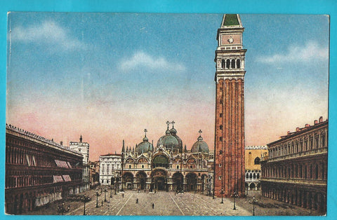 AK Venezia - Piazza e Basilica di S. Marco.