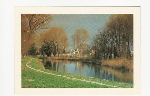 AK Riviera del Brenta. Fiesso D'Artico. Angolo del Brenta con Villa Granata.