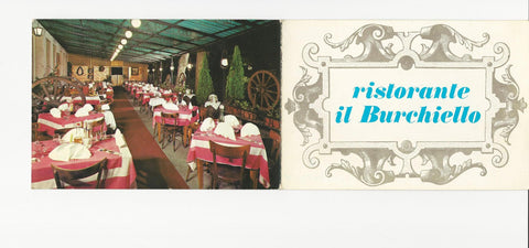 Prospekt Oriago (Mira) Ristorante Il Burchiello. 1° premio Fogher D'oro.
