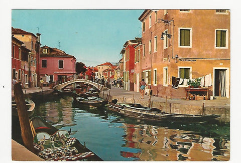 AK Burano. Rio dei Pittori.