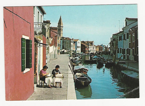 AK Burano. Rio della Giudecca.