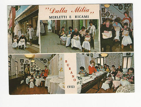 AK Burano. Dalla Milia. Merletti e Ricami.