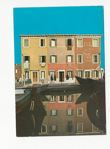 AK Burano. Caratteristiche case buranelle.