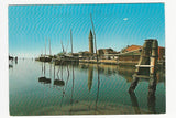 AK Burano - Veduta col campanile storto.