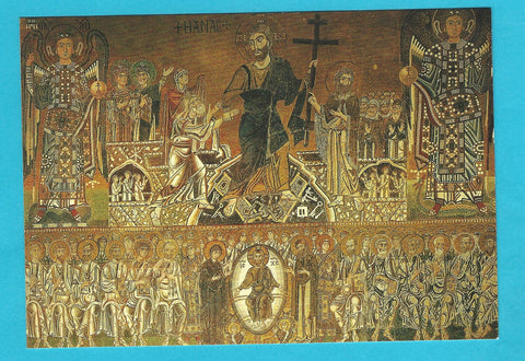 AK Torcello. Cattedrale di S. Maria Assunta. Giudizio Universale - Mosaico.