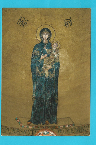 AK Torcello - Basilica. Abside Centrale - La Vergine - Mosaico.
