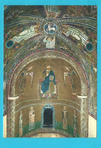 AK Torcello - Basilica. Cappella laterale destra - Mosaici del Mistico Agnello...