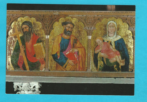 AK Torcello - Basilica. L'Iconostasi raffigurante la Madonna con gli Apostoli (particolare).