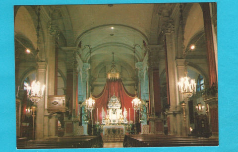 AK Burano. Chiesa Parrocchiale S. Martino. Interno novata centrale.