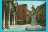 AK Vicenza. Piazzetta e monumento Andrea Palladio (con la Libreria G. Galla).