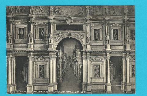 AK Vicenza - Teatro Olimpico. La Scena (Palladio).