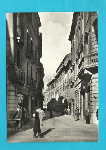 AK Vicenza. Corso Fogazzaro. (1955)