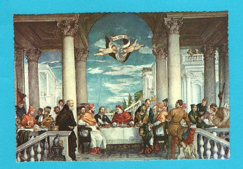 AK Vicenza. Basilica di Monte Berico. La Cena di Paolo Veronese.