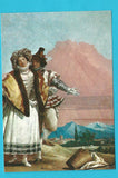 AK Vicenza. Foresteria della Villa Valmarana. Giandomenico Tiepolo. Costumi di Fantasia.