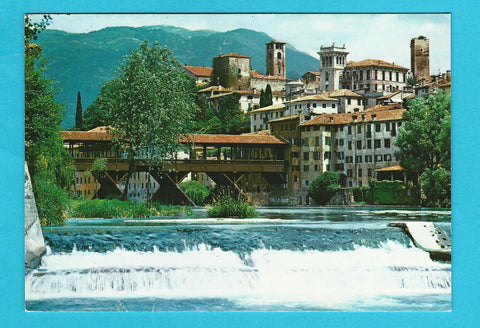 AK Bassano del Grappa. Il Ponte degli Alpini.