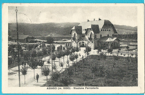AK Asiago - Stazione Ferroviaria.