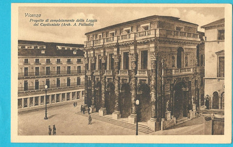 AK Vicenza. Progetto di completamento della Loggia del Capitaniato. (Arch. A. Palladio)