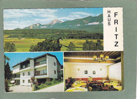 AK Warmbad Villach. Haus Fritz. Jesenfeldrain 7.