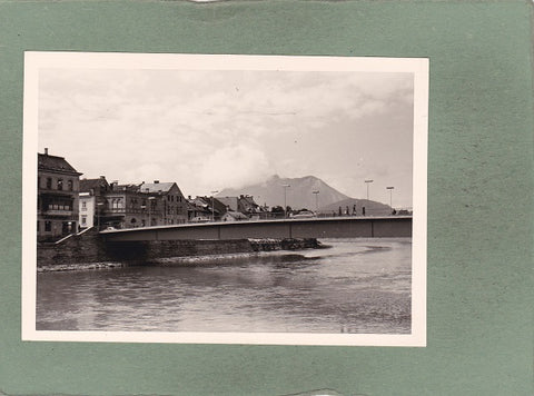 Foto „Die neue Brücke in Villach“ 20.8.1961.