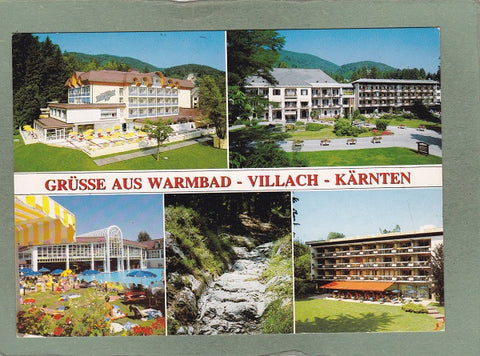 AK Grüße aus Warmbad Villach.
