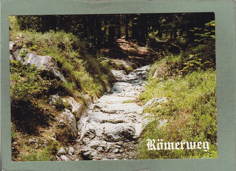 AK Römerweg. Die alte Römerstraße in Warmbad Villach.