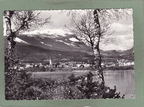 AK Villach an der Drau mit Villacher Alpe.