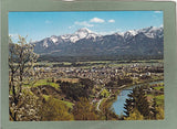 AK Draustadt Villach mit Mittagskogel.