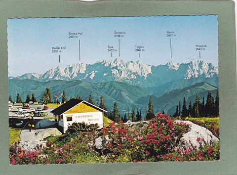 AK Villacher Alpe (Dobratsch) Rosstratten mit Blick zu den Julischen Alpen.