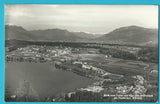 AK Blick vom Tabor auf Egg und Drobollach am Faakersee.