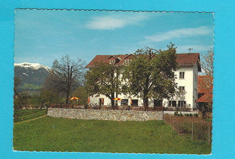 AK Villach. Gasthof Pension Bacher Inh. J. Pressinger. Grossvassach 8.