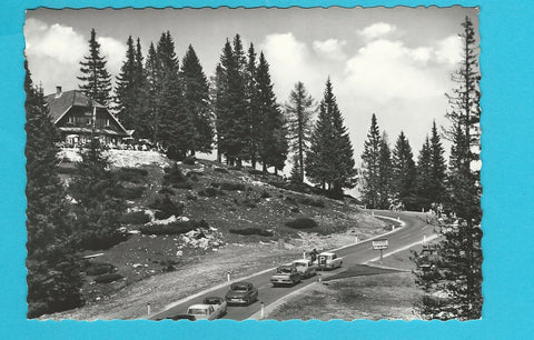 AK Aichinger Hütte und Höhenstraße auf die Villacheralpe.