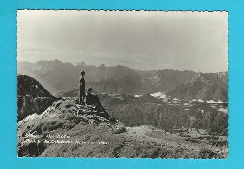 AK Villacher Alpe. Blick in die Ostjulischen Alpen mit Triglav.