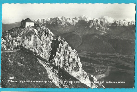 AK Villacher Alpe Bleiberger Knappenkirche.