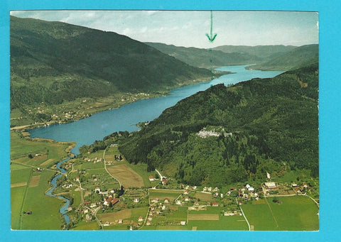 AK Ossiachersee mit Ruine Landskron.