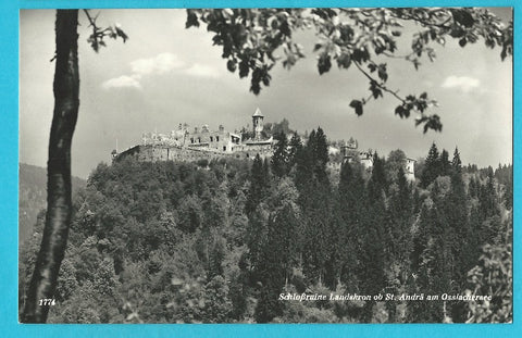 AK Schloßruine Landskron ob St. Andrä am Ossiachersee.