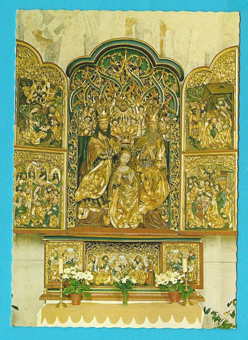 AK Maria Gail bei Villach. Pfarrkirche. Flügelaltar aus dem 16. Jahrhundert.