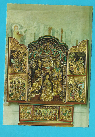 AK Maria Gail bei Villach. Gotischer Flügelaltar.