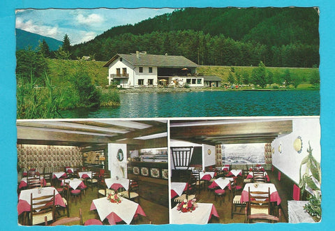 AK Kleinvassach - St. Leonharder See. Pension Restaurant Seestüberl. H. u. B. Werba.