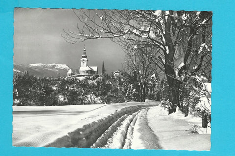 AK Villach - St. Martin im Winterkleide.