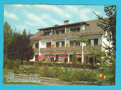 AK Warmbad - Villach. Hotel-Pension Thomashöhe. Elisabeth Luchini-Wutterna.