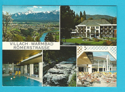AK Villach. Warmbad. Römerstrasse.