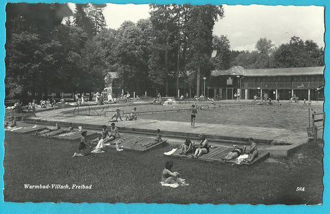 AK Warmbad-Villach, Freibad.
