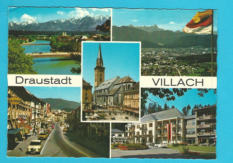 AK Draustadt Villach.