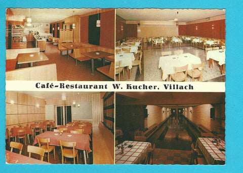 AK Villach. Cafe - Restaurant W. Kucher.