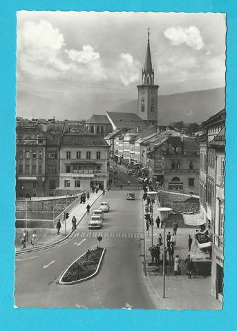 AK Villach. neue Draubrücke mit Hauptplatz.