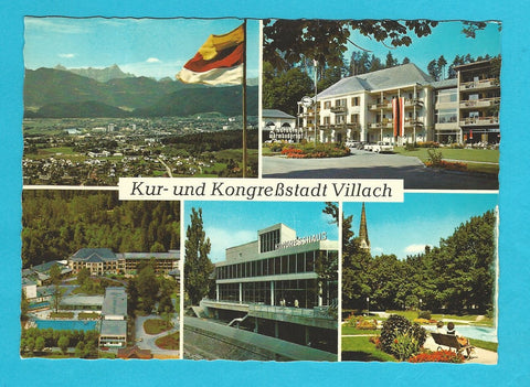 AK Draustadt Villach.